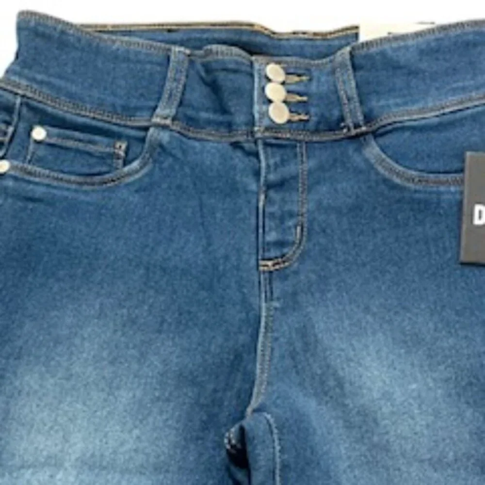 NEW DKNY Girls Jeans size 14 stretch denim reg rise‎ fitted style NWT